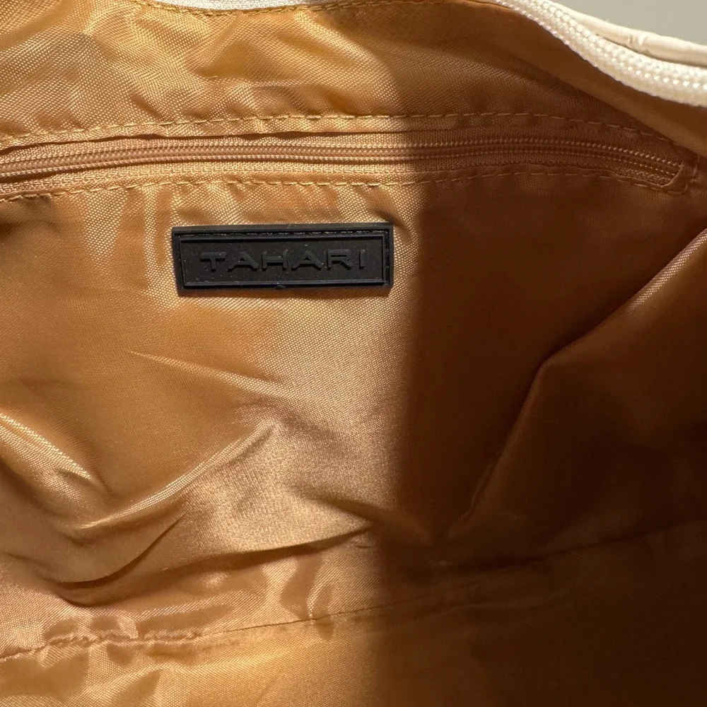 Tahari Cream Shoulder Bag - Picture 7 of 16
